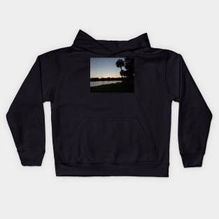 Tropical Sunset Vibes Kids Hoodie